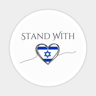 Flag of Israel, Stand with Israel Magnet